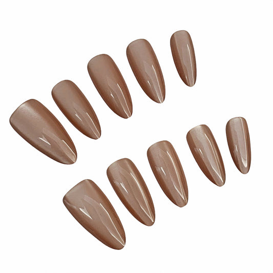 Nude Pink Cat Eye Gradient