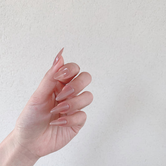 Nude Pink Cat Eye Gradient
